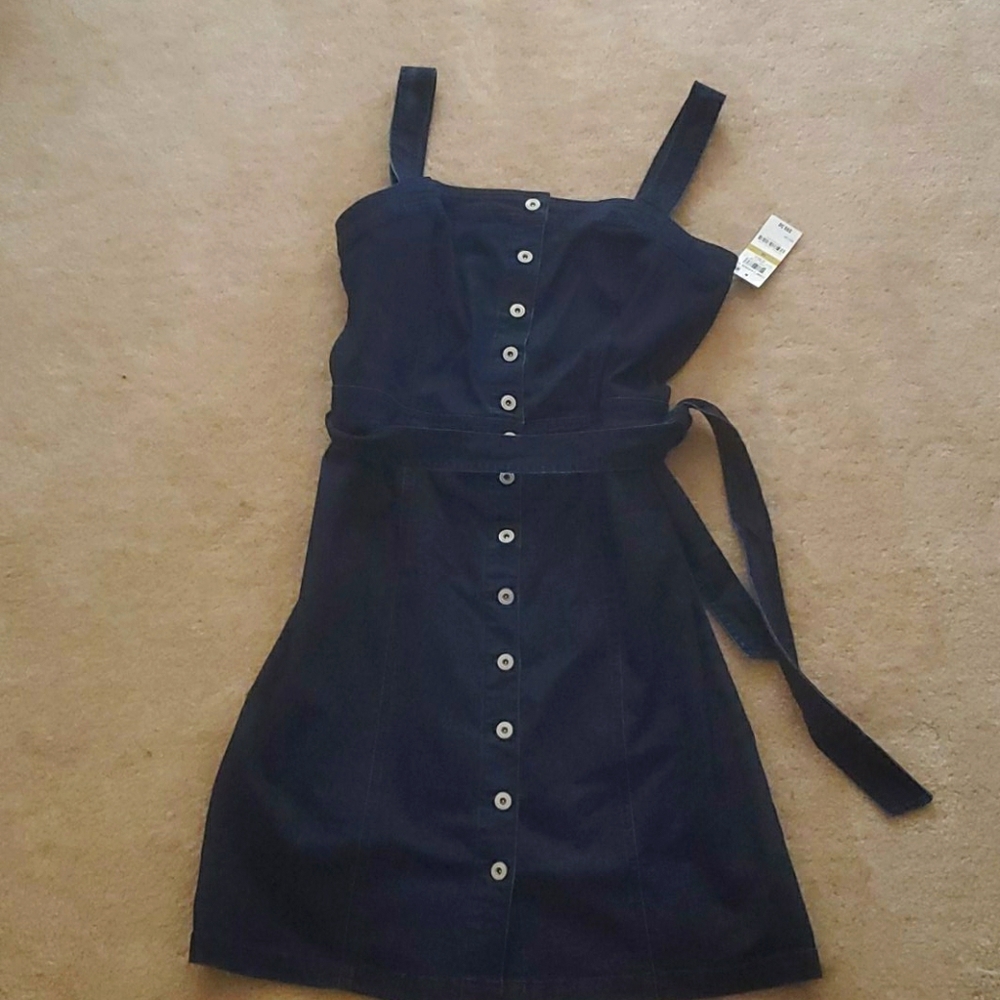 Denim Jumper Dress